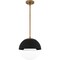Quoizel Piccolo Pendant Mini Pendant 1 Light Weathered Brass QPP6191WS - alternate 1